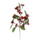 Branche baie rouge 65cm