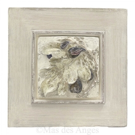 Cadre en plâtre - Vision - gris/beige - Figue