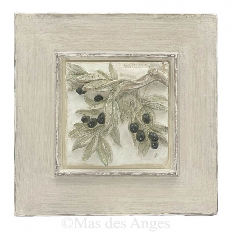 Cadre Vision gris/beige - Olivier