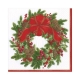 White Evergreen Wreath - lunch