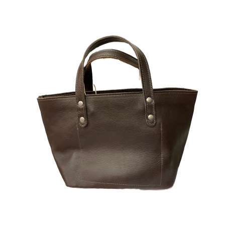 Sac en cuir marron "sud"