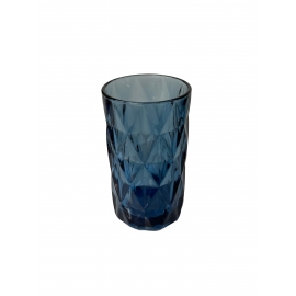 Verre "Diamond" bleu