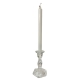 CANDLE BOUGIE 2X28CM WHITE